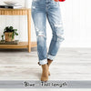 Women's Tummy Control Distressed Cuffed Boyfriend Jeans